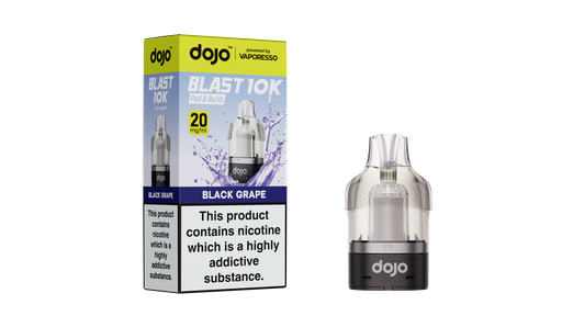 [VAPDBL10KRP-BG20MG] Vaporesso Dojo Blast 10K Refillable Pod - Black Grape 20MG