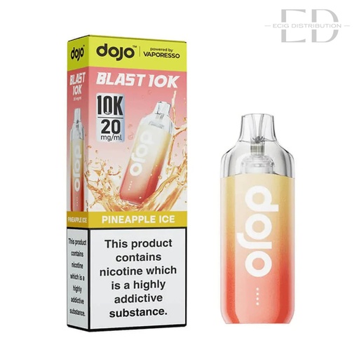 [VAPDBL10KPK-PI20MG] Vaporesso Dojo Blast 10K Pod Kit - Pineapple Ice 20MG 