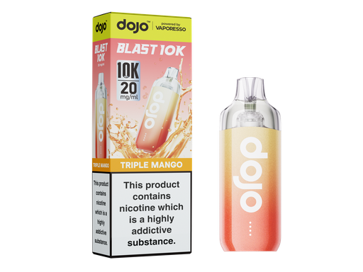 [VAPDBL10KPK-TM20MG] Vaporesso Dojo Blast 10K Pod Kit - Triple Mango 20MG