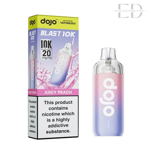 [VAPDBL10KPK-JP20MG] Vaporesso Dojo Blast 10K Pod Kit - Juicy Peach 20MG 