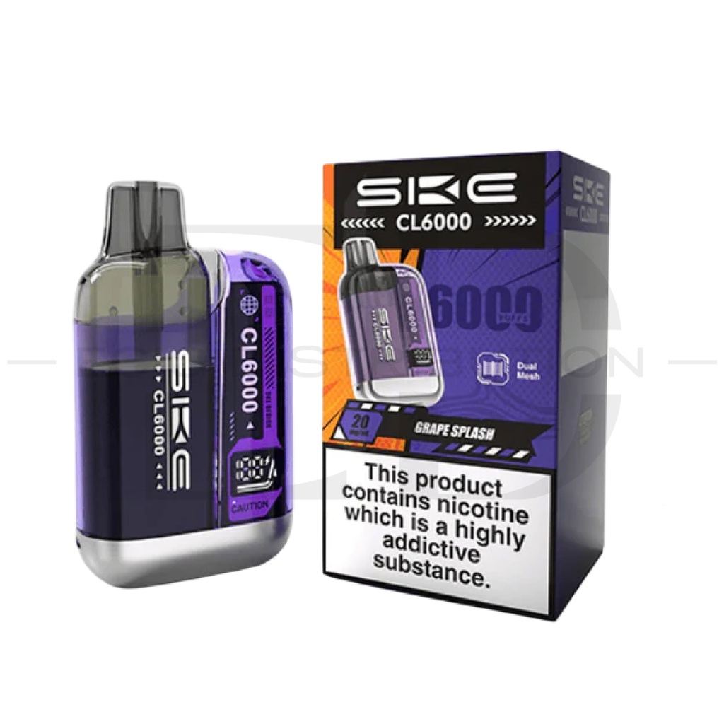 SKE Crystal CL6000 Pod Kit - Grape Splash