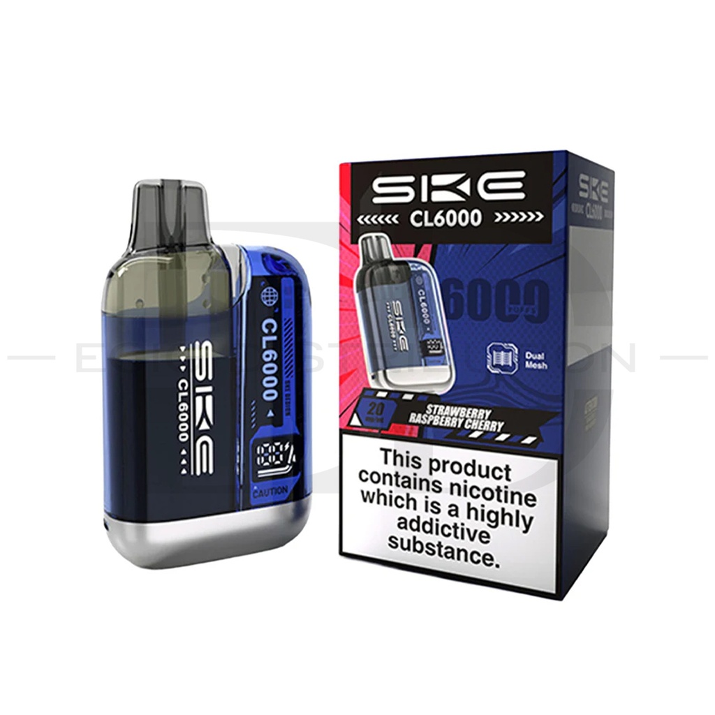 SKE Crystal CL6000 Pod Kit - Strawberry Raspberry Cherry