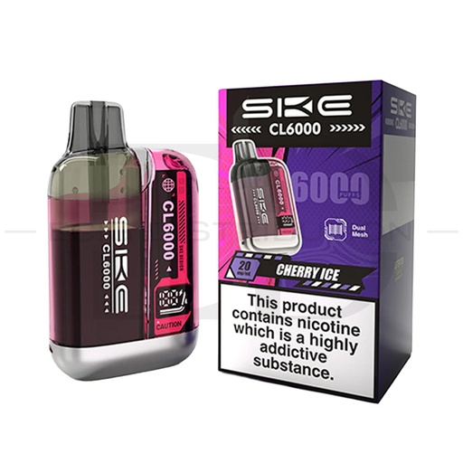 [SKECCLPK-CI] SKE Crystal CL6000 Pod Kit - Cherry Ice 